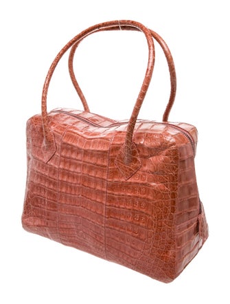Nancy Gonzalez Crocodile Top Handle Bag