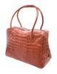Nancy Gonzalez Crocodile Top Handle Bag