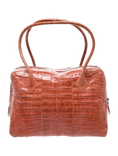 Nancy Gonzalez Crocodile Top Handle Bag