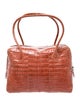 Nancy Gonzalez Crocodile Top Handle Bag