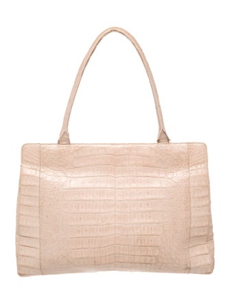 Nancy Gonzalez Crocodile Top Handle Bag
