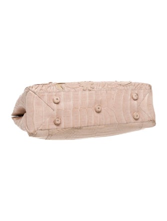 Nancy Gonzalez Crocodile Top Handle Bag