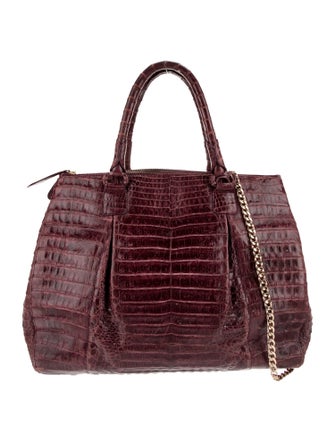 Nancy Gonzalez Crocodile Top Handle Bag