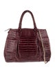 Nancy Gonzalez Crocodile Top Handle Bag
