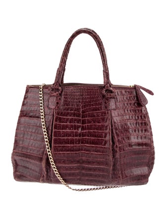 Nancy Gonzalez Crocodile Top Handle Bag
