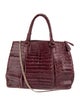 Nancy Gonzalez Crocodile Top Handle Bag
