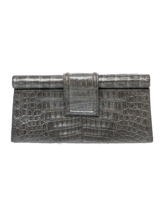 Nancy Gonzalez Crocodile Clutch