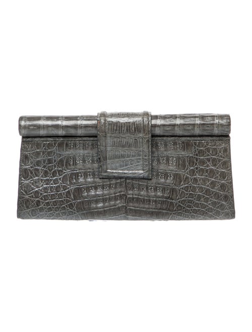 Nancy Gonzalez Crocodile Clutch