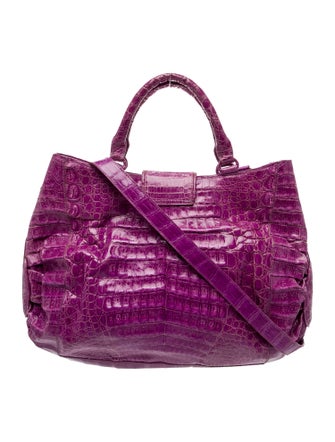 Nancy Gonzalez Crocodile Top Handle Bag