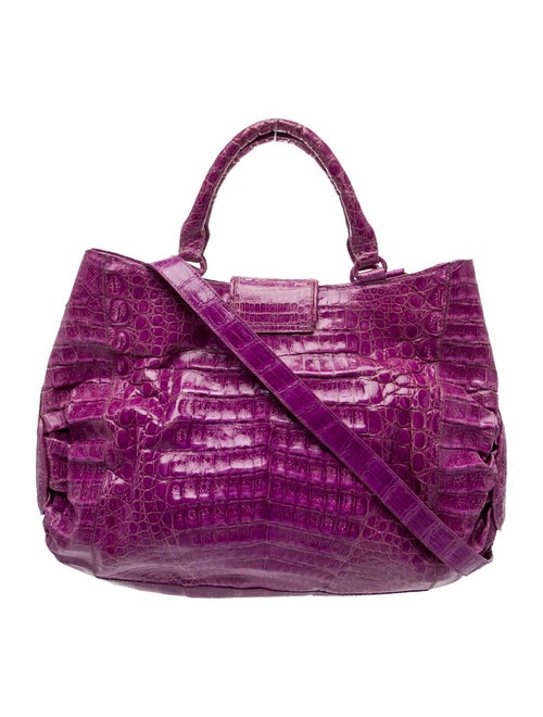 Nancy Gonzalez Crocodile Top Handle Bag