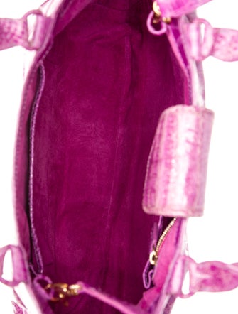 Nancy Gonzalez Crocodile Top Handle Bag
