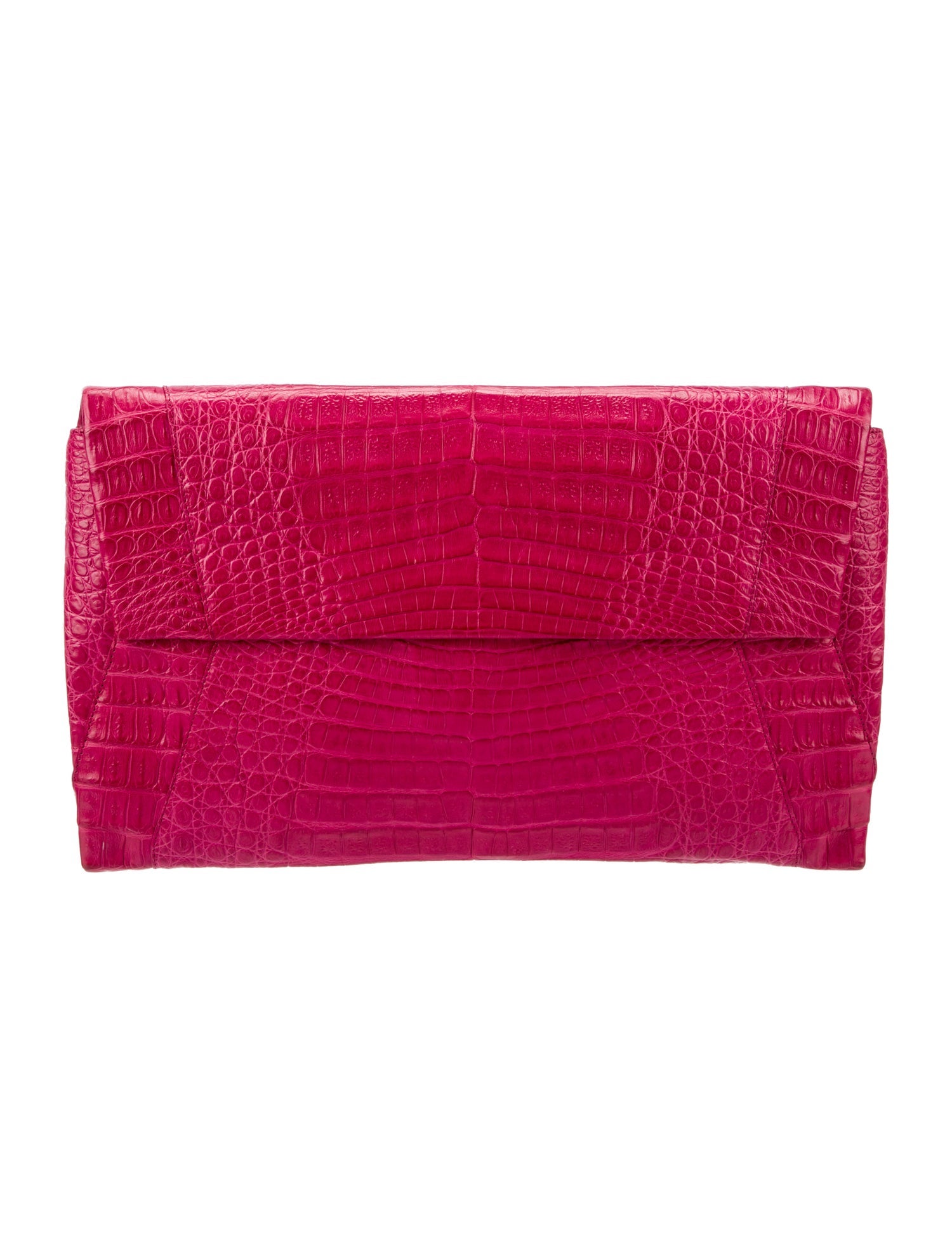Nancy Gonzalez Embossed Leather Clutch