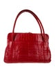 Nancy Gonzalez Crocodile Top Handle Bag