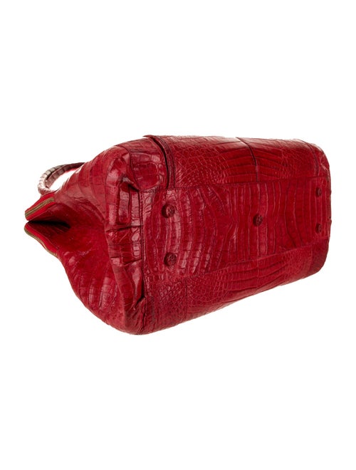 Nancy Gonzalez Crocodile Top Handle Bag