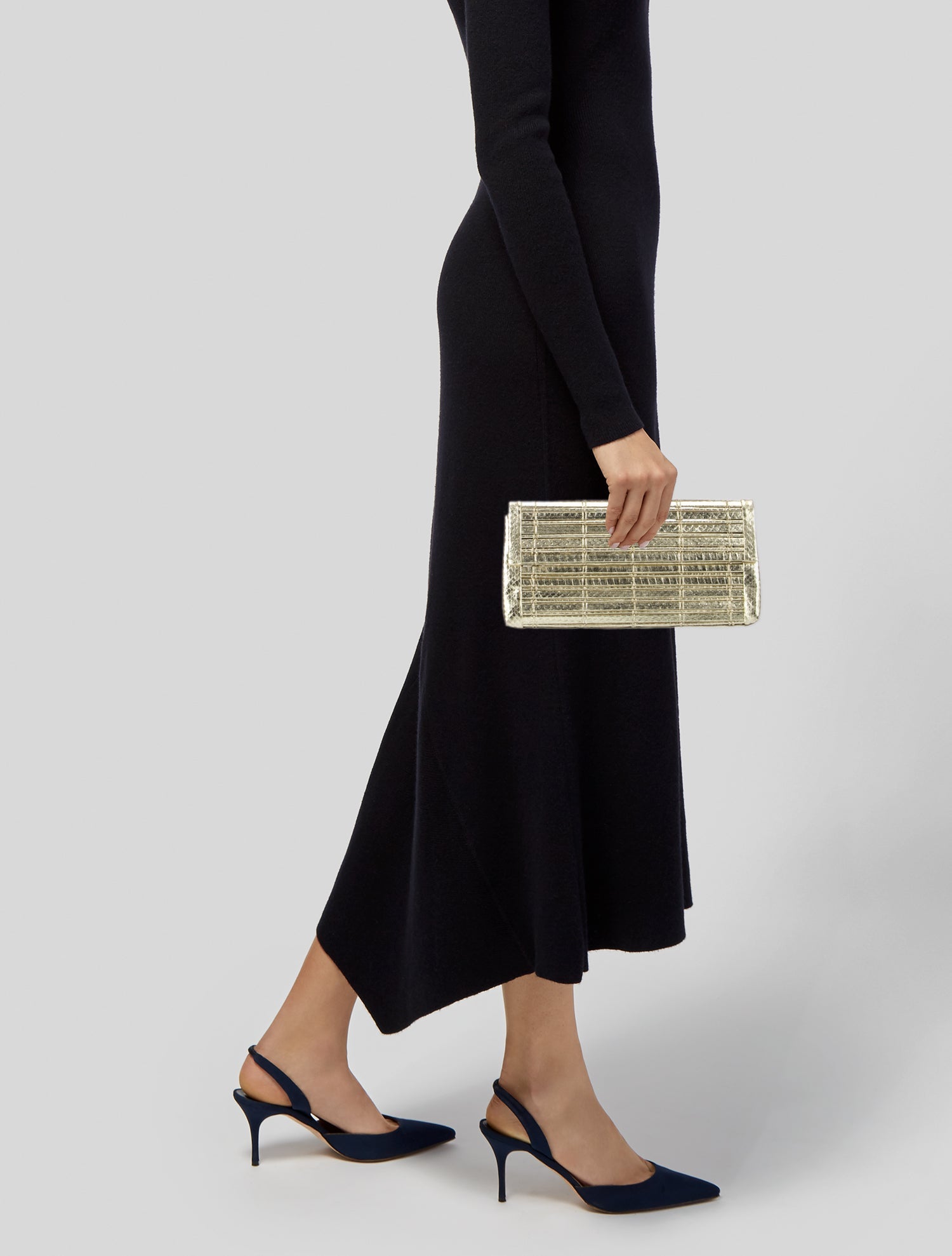 Nancy Gonzalez Leather Clutch