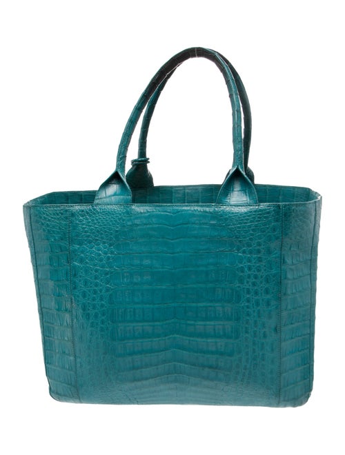 Nancy Gonzalez Embossed Leather Top Handle Bag