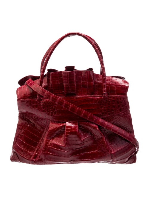 Nancy Gonzalez Crocodile Top Handle Bag