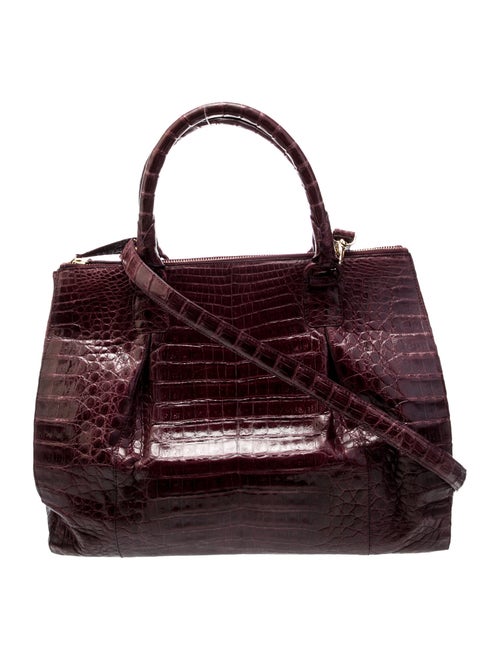 Nancy Gonzalez Crocodile Top Handle Bag