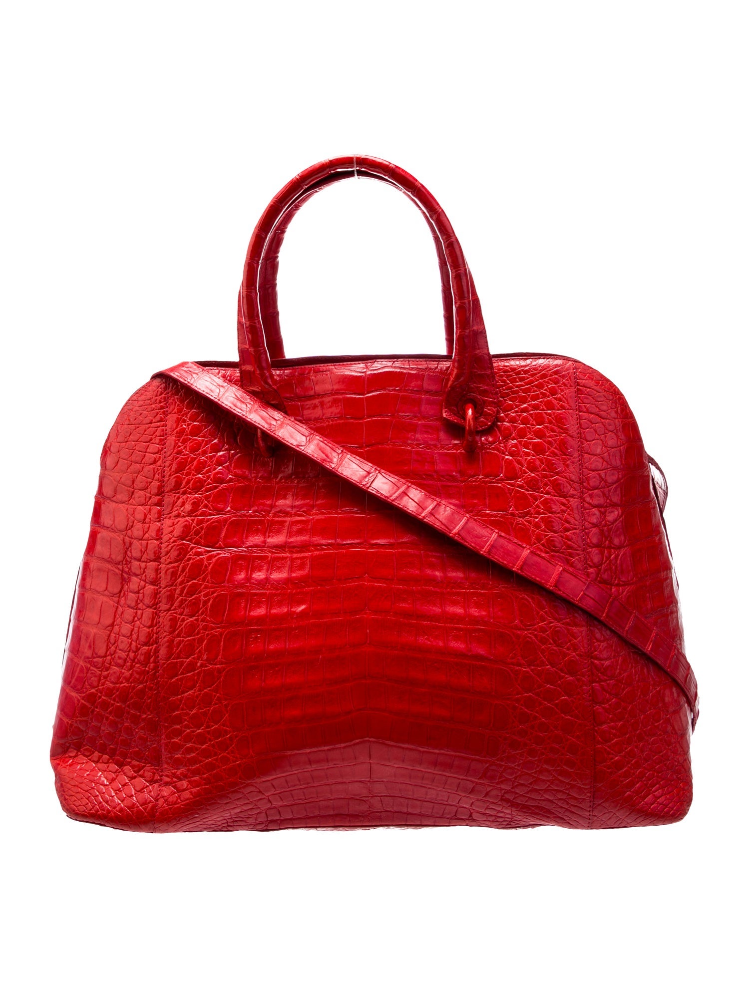 Nancy Gonzalez Crocodile Top Handle Bag