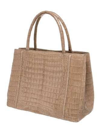 Nancy Gonzalez Crocodile Top Handle Bag