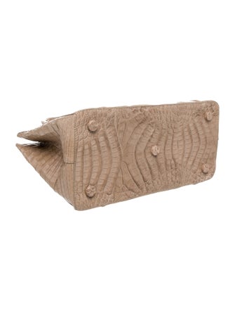 Nancy Gonzalez Crocodile Top Handle Bag