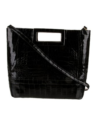 Nancy Gonzalez Alligator Top Handle Bag