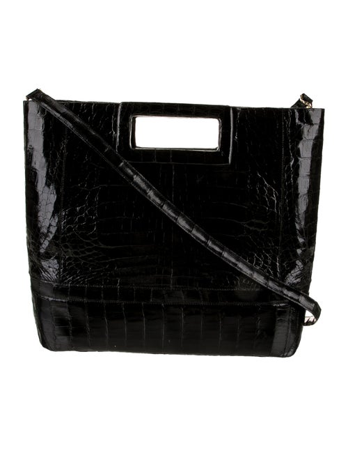 Nancy Gonzalez Alligator Top Handle Bag