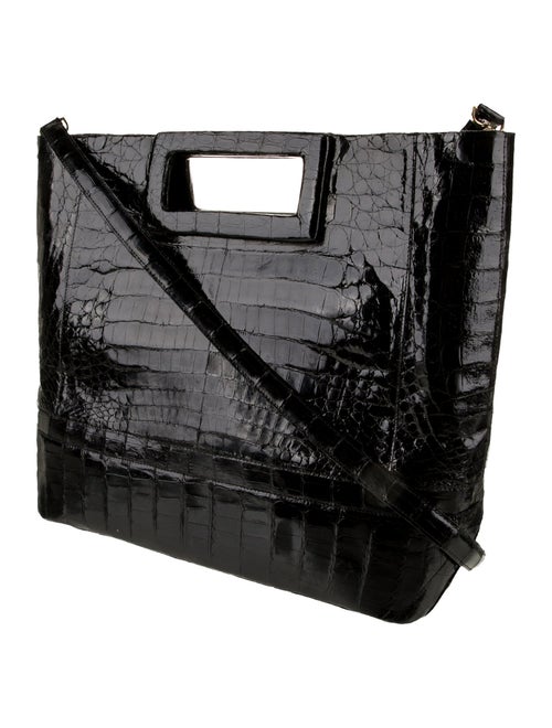 Nancy Gonzalez Alligator Top Handle Bag