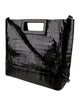 Nancy Gonzalez Alligator Top Handle Bag