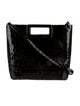 Nancy Gonzalez Alligator Top Handle Bag