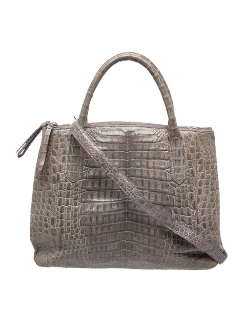 Nancy Gonzalez Crocodile Top Handle Bag