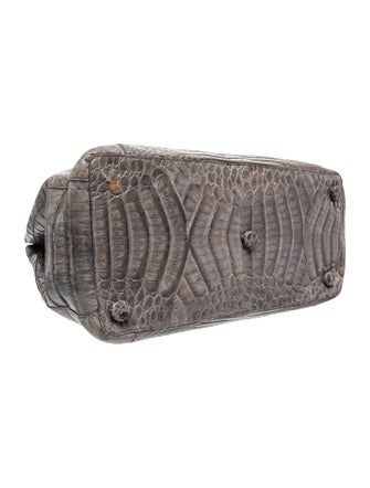 Nancy Gonzalez Crocodile Top Handle Bag