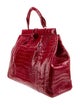 Nancy Gonzalez Crocodile Top Handle Bag