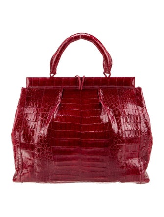 Nancy Gonzalez Crocodile Top Handle Bag