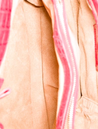 Nancy Gonzalez Embossed Leather Top Handle Bag