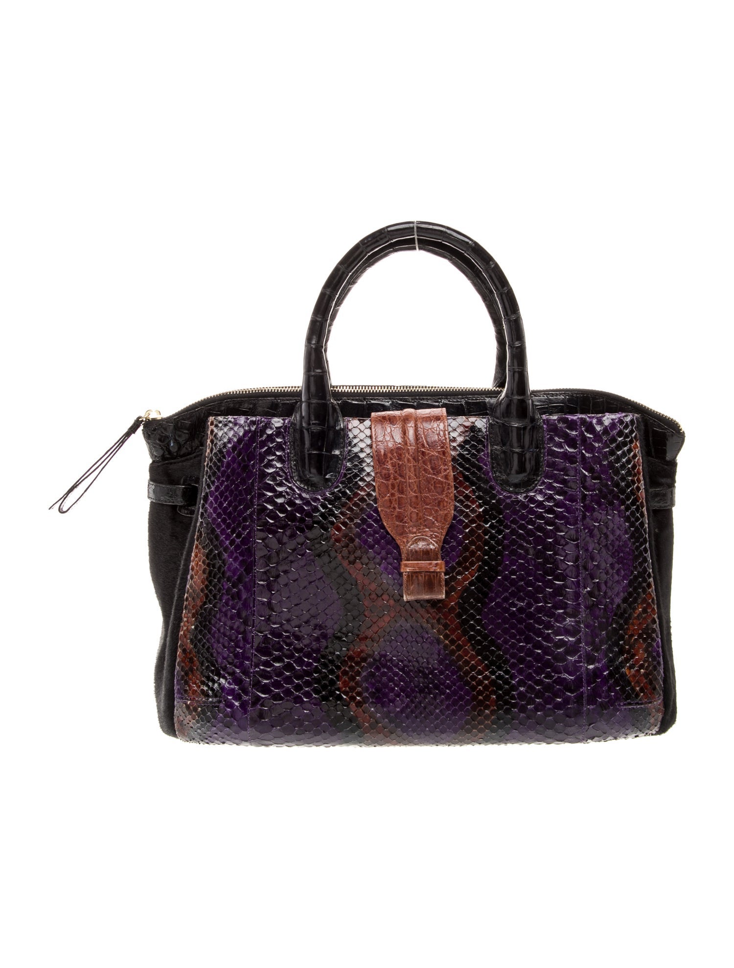 Nancy Gonzalez Snakeskin Top Handle Bag