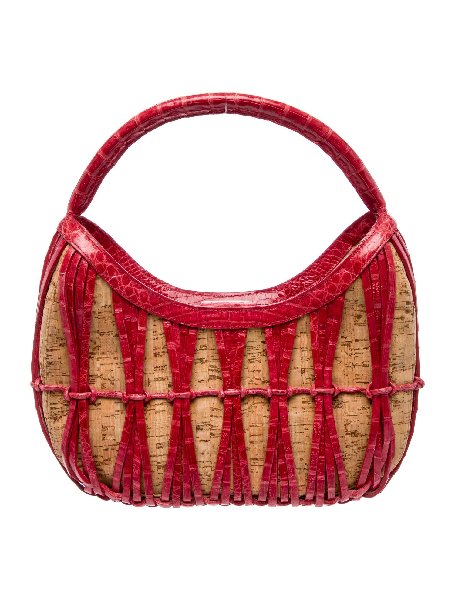 Nancy Gonzalez Crocodile Top Handle Bag
