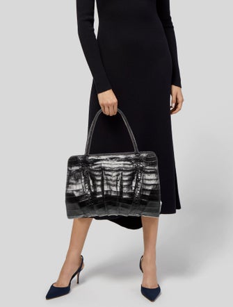 Nancy Gonzalez Crocodile Shoulder Bag