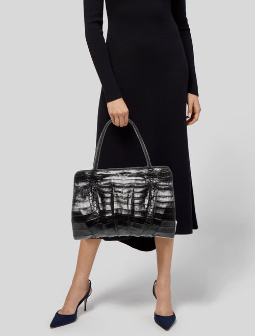 Nancy Gonzalez Crocodile Shoulder Bag