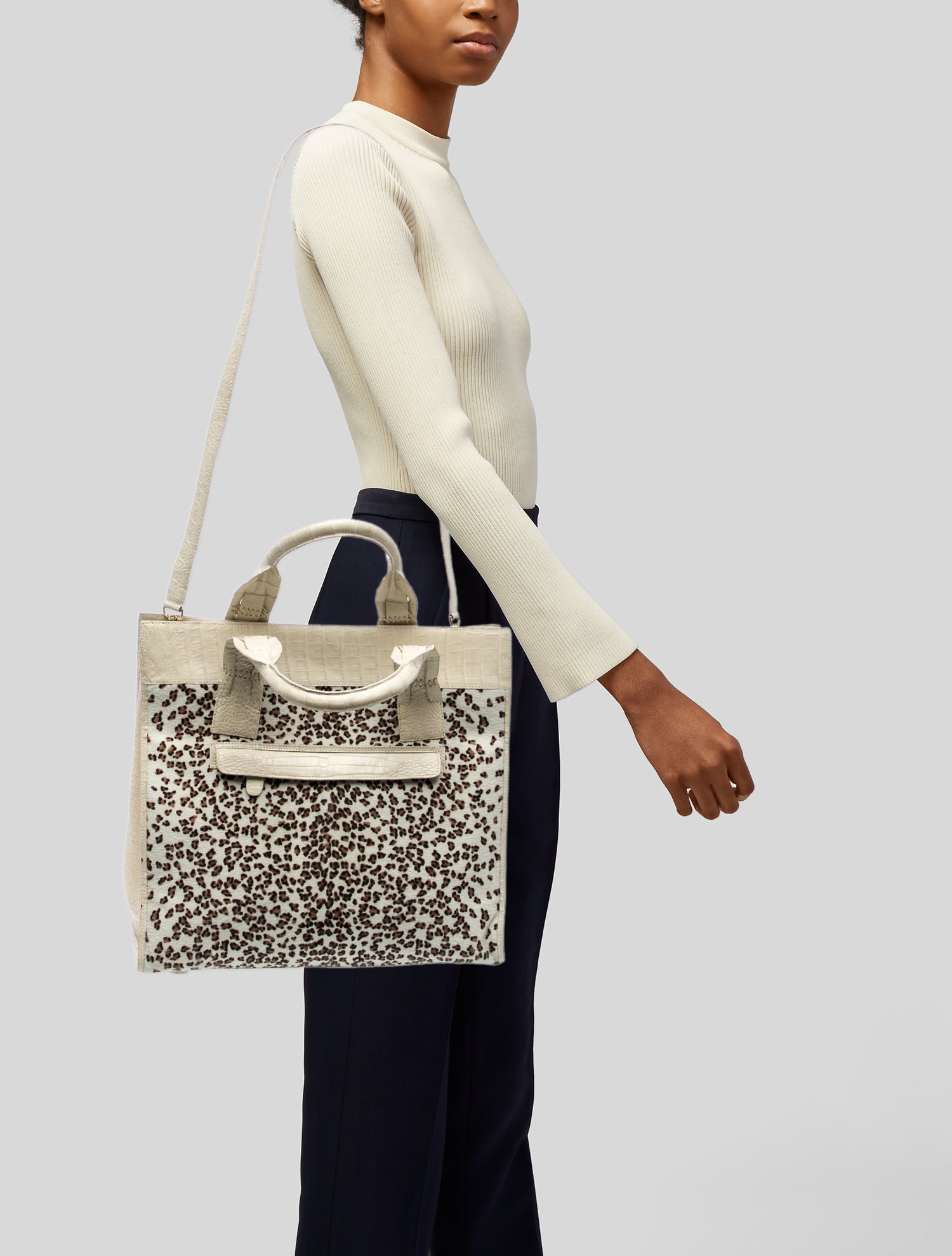 Nancy Gonzalez Ponyhair Crossbody Bag