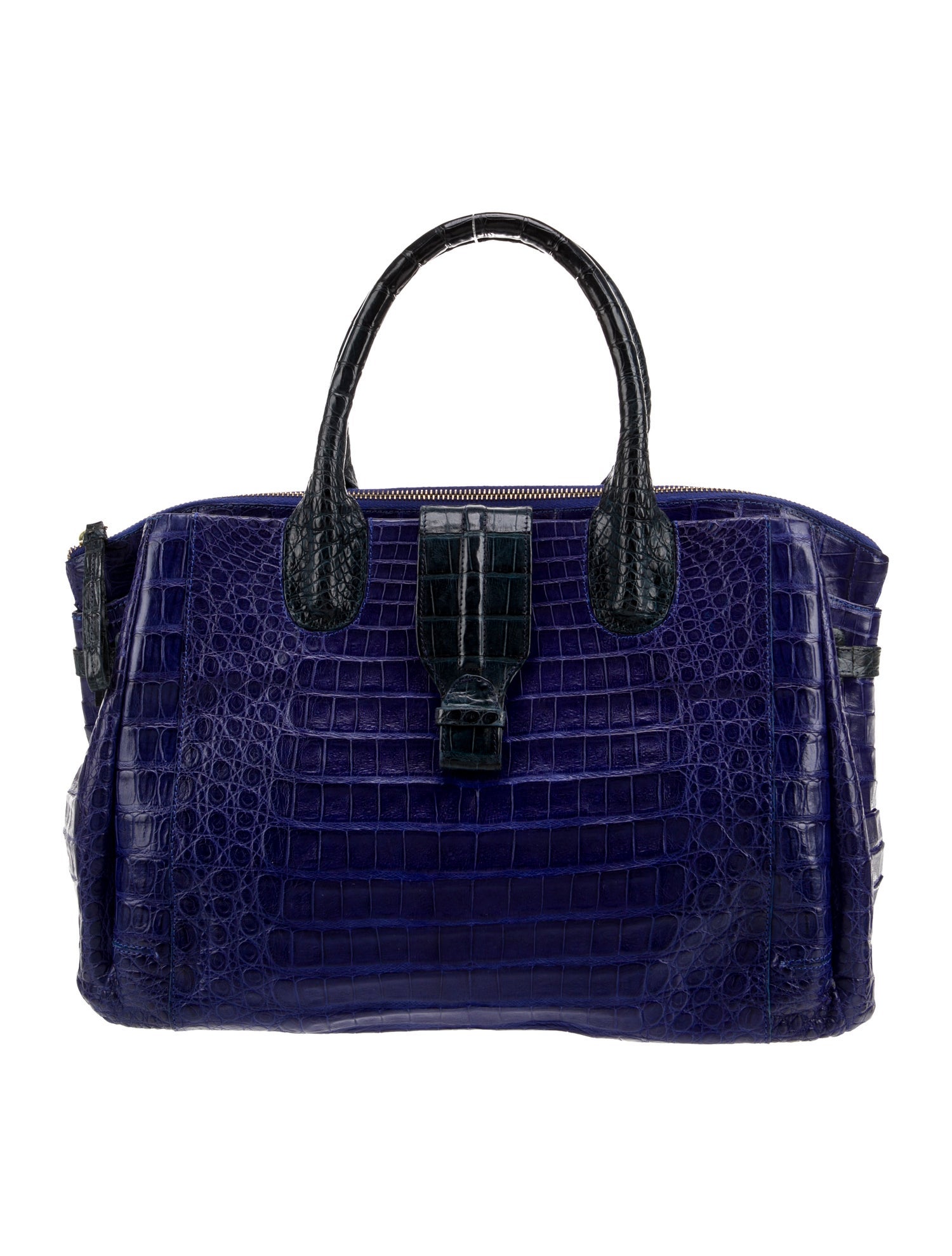Nancy Gonzalez Crocodile Top Handle Bag