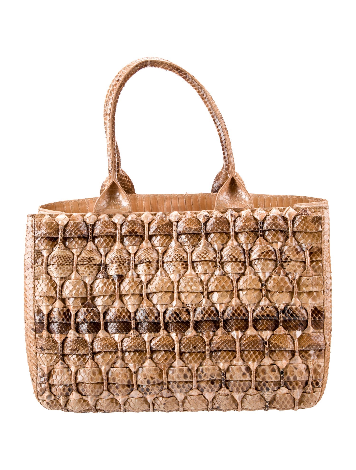 Nancy Gonzalez Snakeskin Shoulder Bag