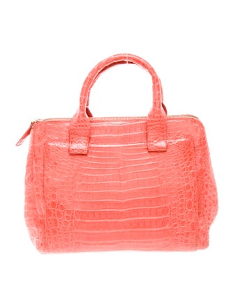 Nancy Gonzalez Alligator Top Handle Bag