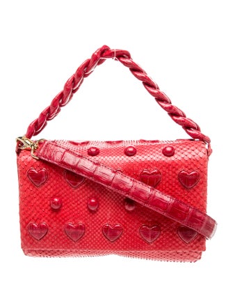 Nancy Gonzalez Snakeskin Top Handle Bag