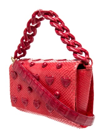 Nancy Gonzalez Snakeskin Top Handle Bag
