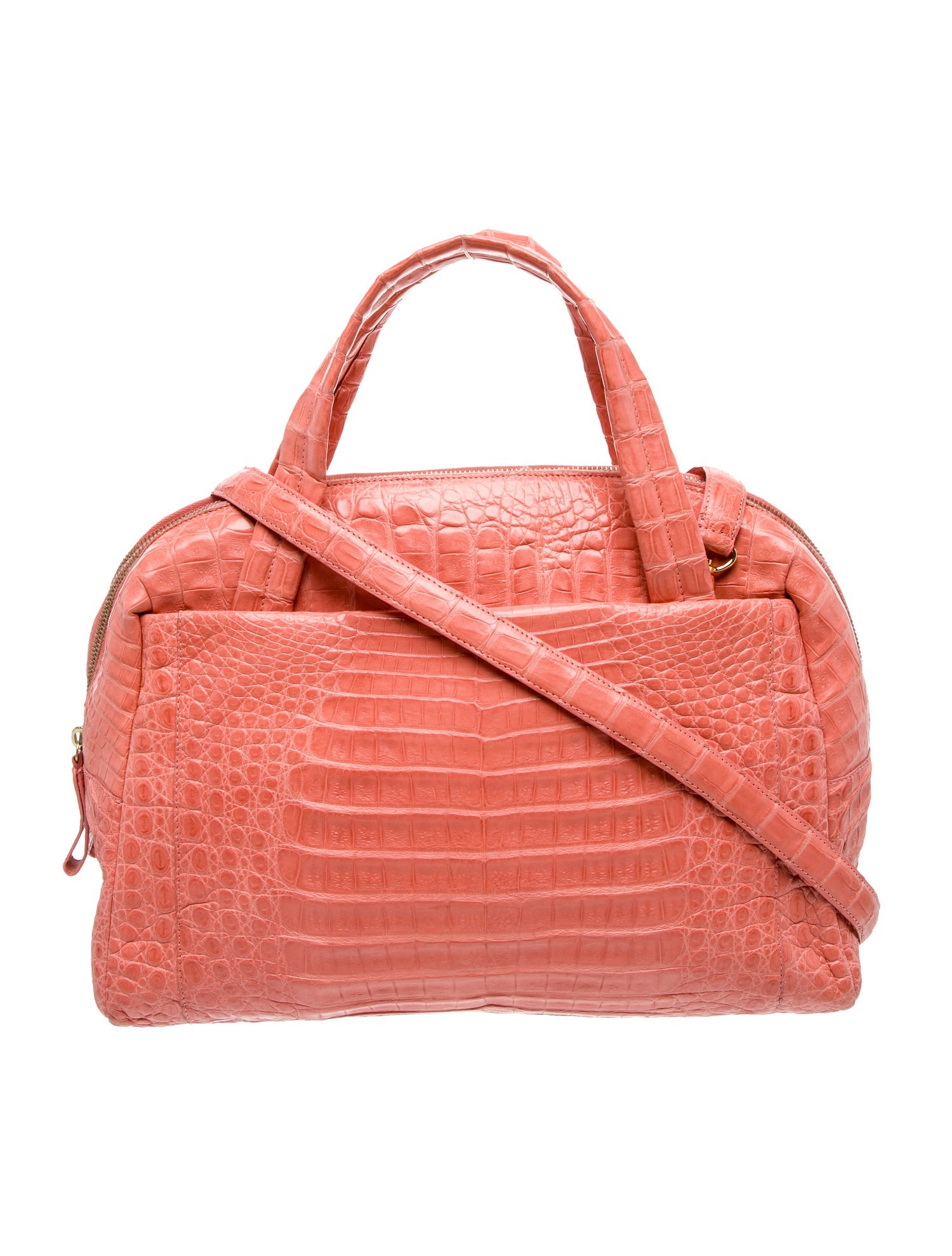 Nancy Gonzalez Alligator Top Handle Bag