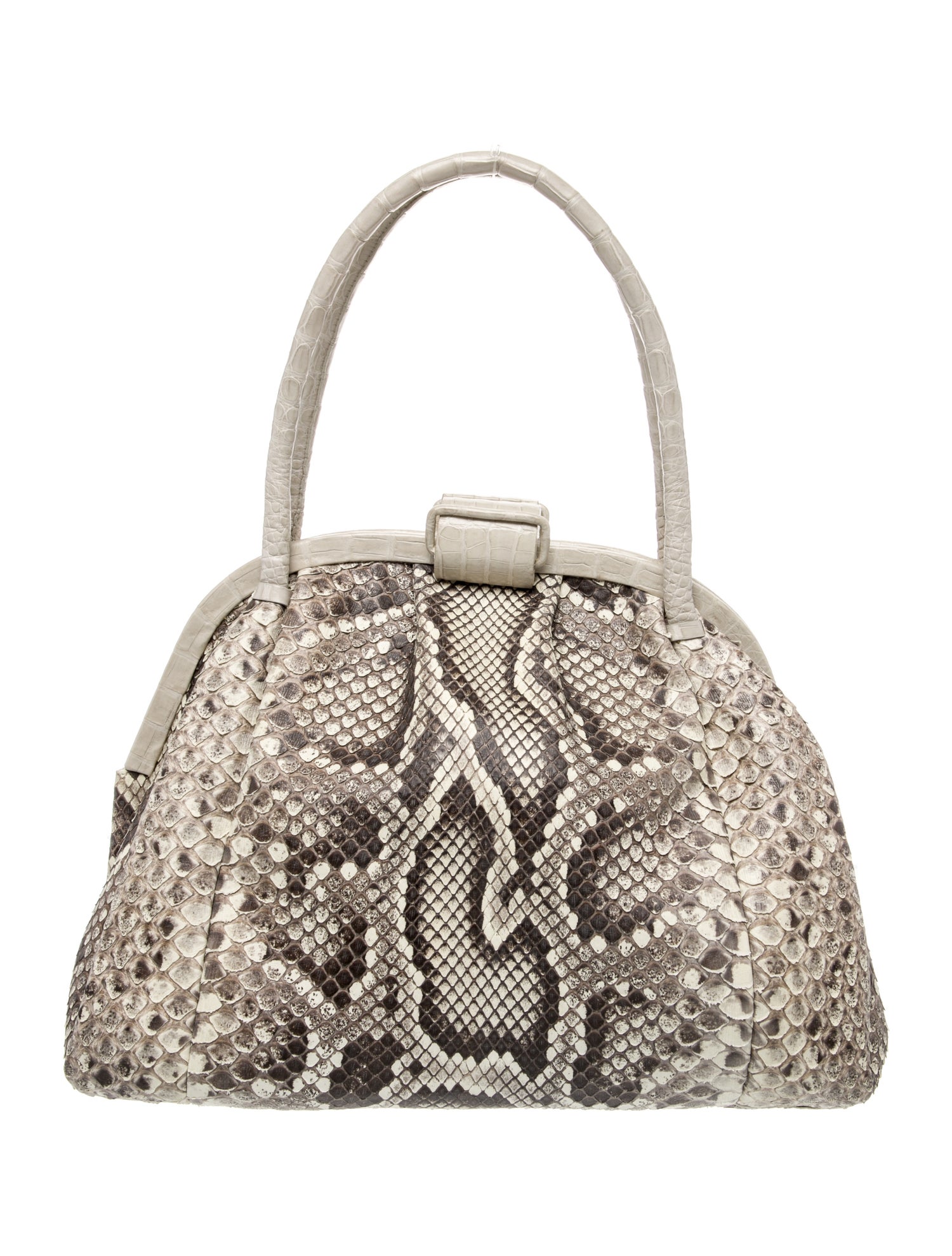 Nancy Gonzalez Python Shoulder Bag