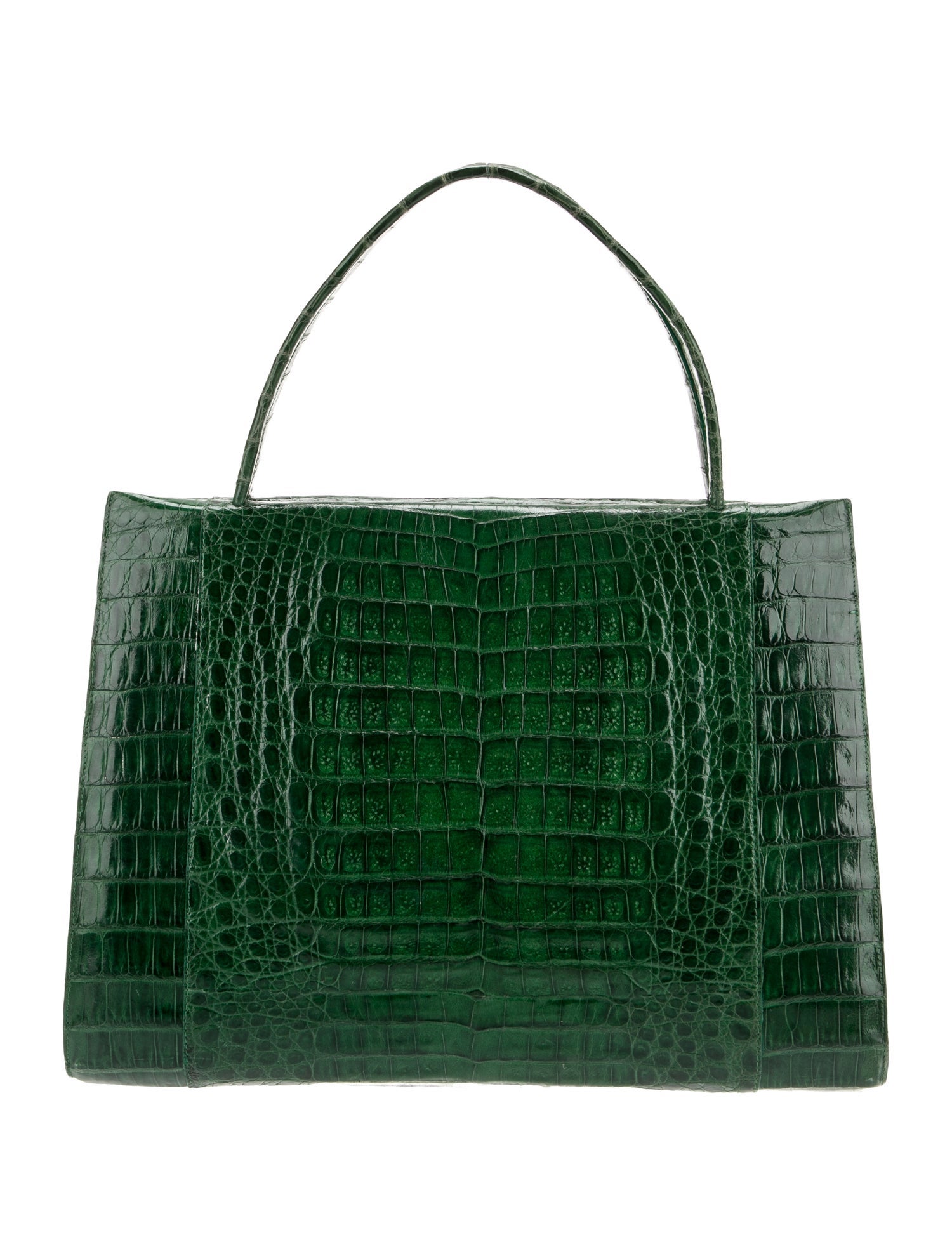 Nancy Gonzalez Crocodile Top Handle Bag