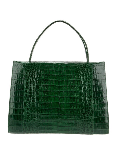 Nancy Gonzalez Crocodile Top Handle Bag
