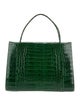 Nancy Gonzalez Crocodile Top Handle Bag